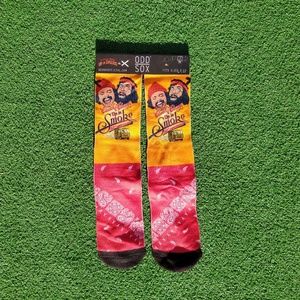 Odd Sox Cheech and Chong’s Up in Smoke 40th Anniversary Bandana Socks NWT